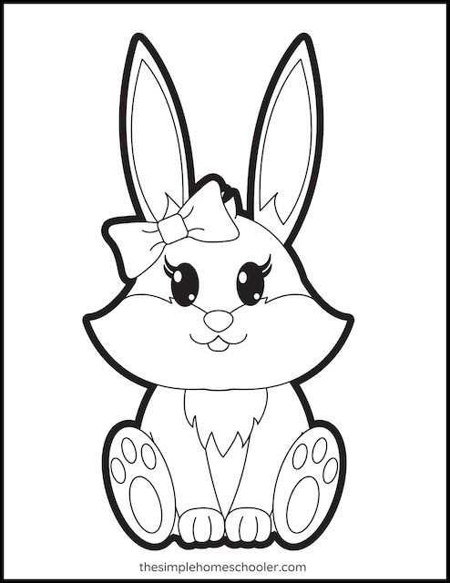 Cute animal coloring pages printable and free