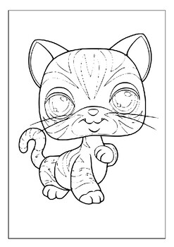 Littlest pet shop coloring pages the ultimate stress