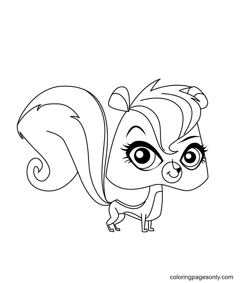 Littlest pet shop coloring pages