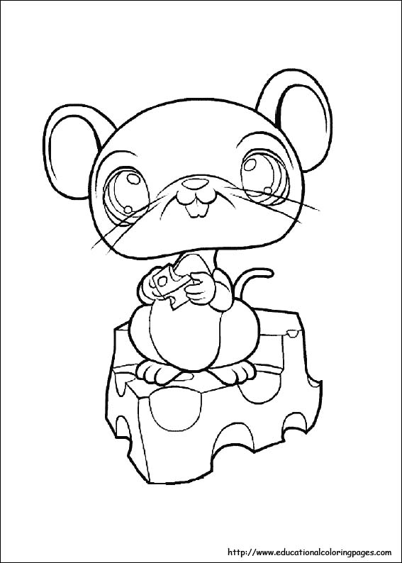 Pet shop coloring pages free for kids