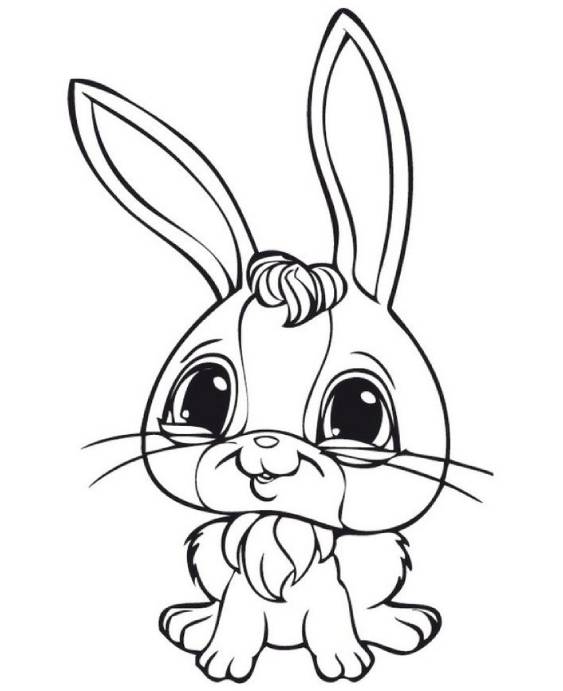 Free easy to print littlest pet shop coloring pages