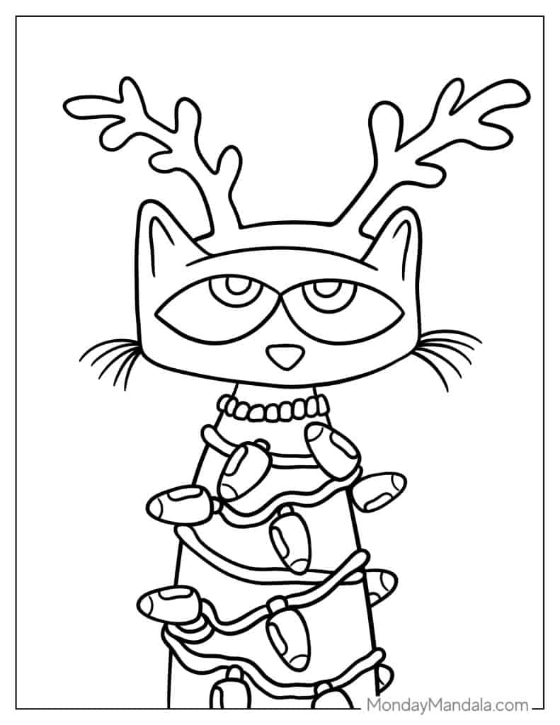 Pete the cat coloring pages free pdf printables