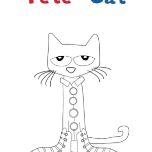 Pete the cat coloring pages printable for free download