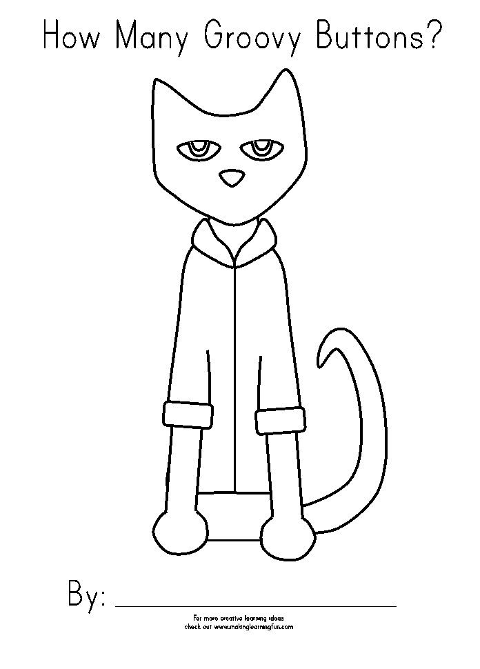 Pete the cat coloring pages