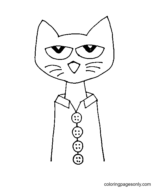 Pete the cat coloring pages printable for free download