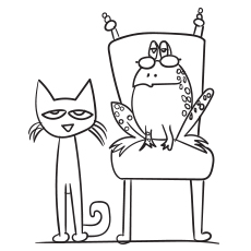 Top free printable pete the cat coloring pages online