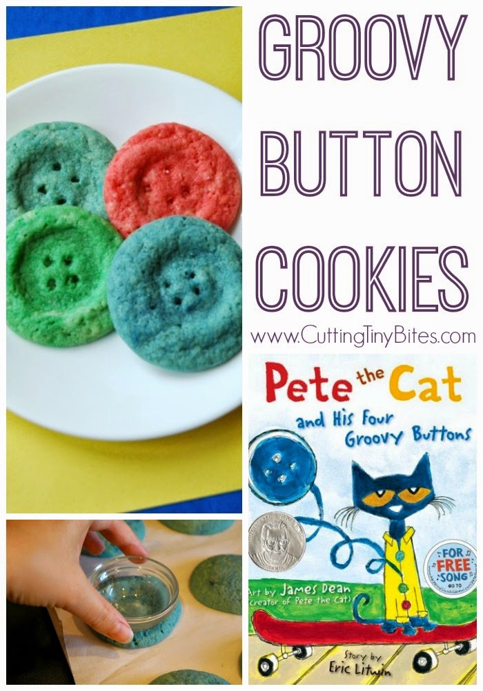 Groovy button cookies from pete the cat what can we do with paper and glue