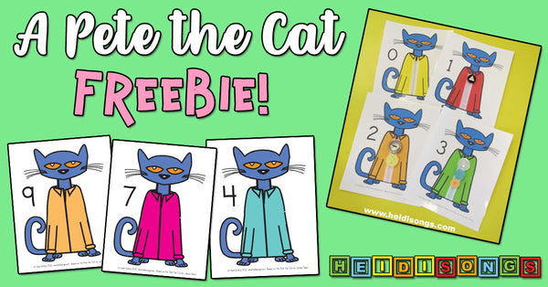 A pete the cat freebie