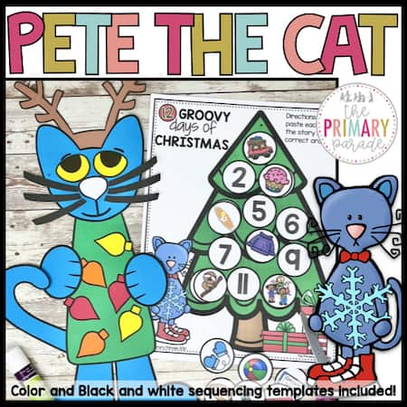 Pete the cat christmas craft