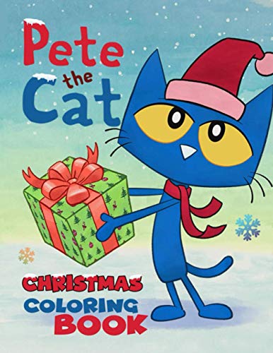 Pete the cat christmas coloring book fantastic gift coloring book for all ages fans and kids with high quality images â a size by michael krikorian