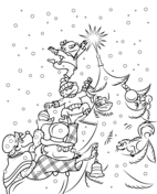 Pete the cat saves christmas coloring page free printable coloring pages