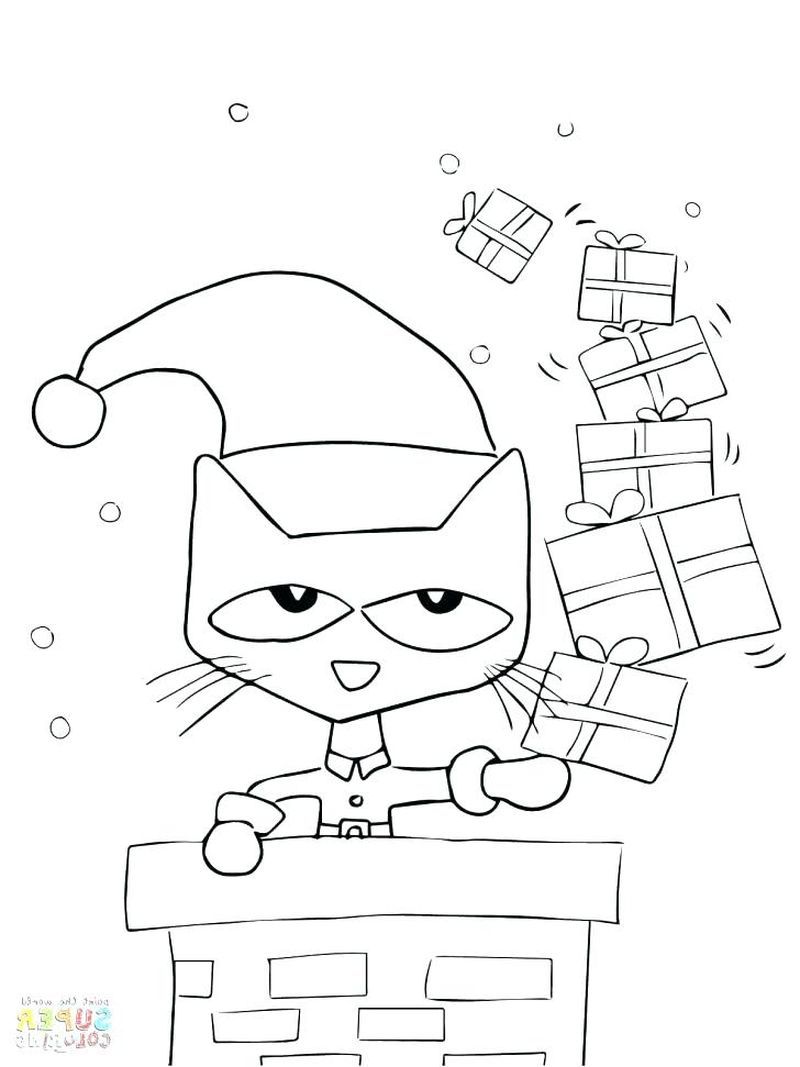 Printable pete the cat coloring pages pdf for kids