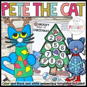 Pete the cat christmas craft