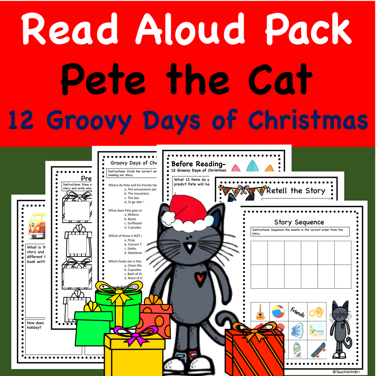 Pete the cat groovy days of christmas