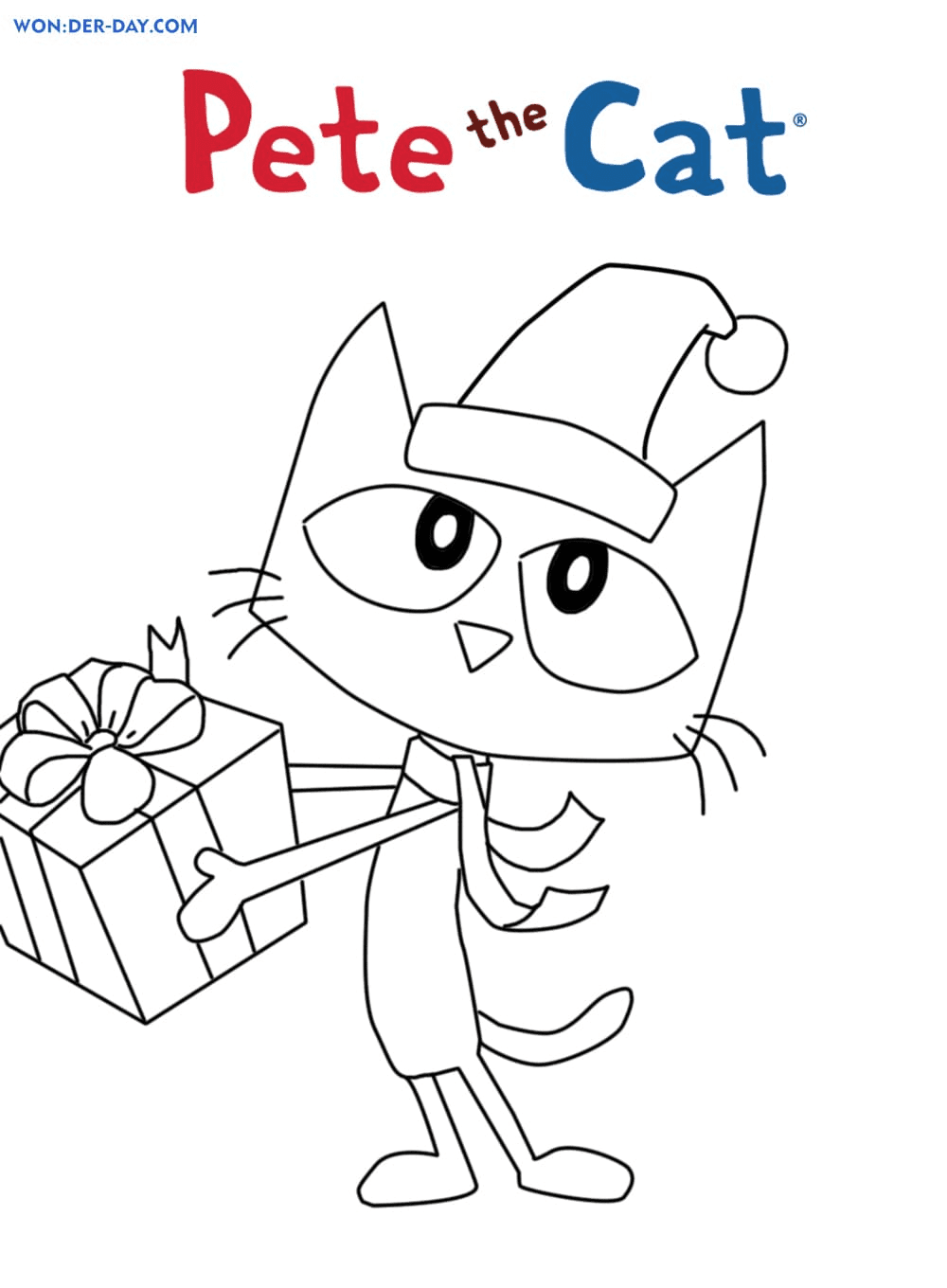 Pete the cat coloring pages