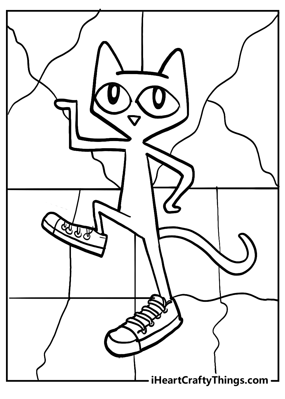 Pete the cat coloring pages free printables