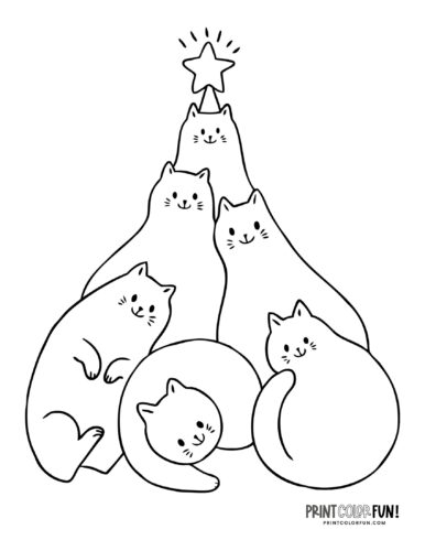 Paws play cat coloring pages craft fun more at