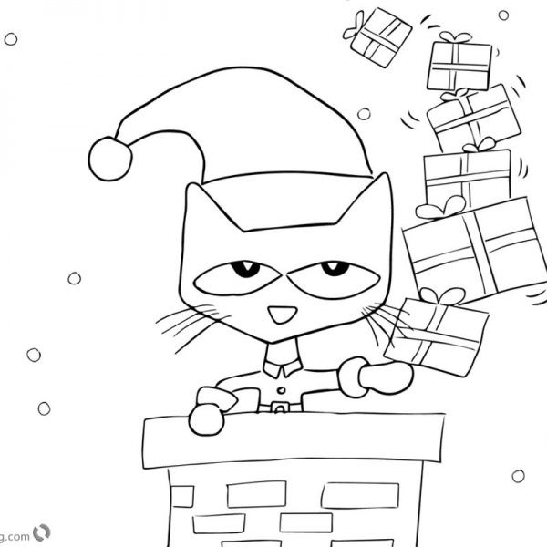 Pete the cat coloring pages color pete by number