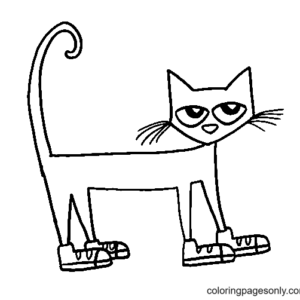 Pete the cat coloring pages printable for free download