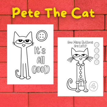 Pete the cat coloring pages