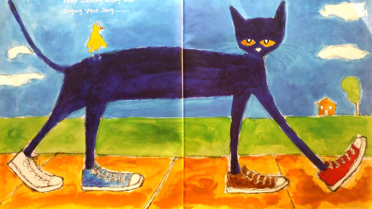 Pete the cat i love y white shoes