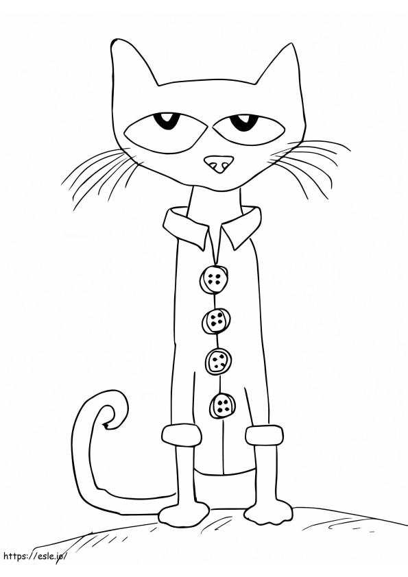 Pete the cat coloring pages