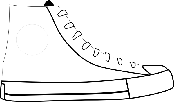 White shoe clip art at