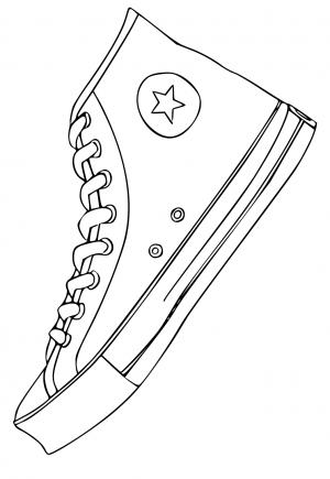 Free printable shoe coloring pages for adults and kids