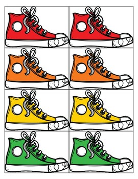 Pete the cat color shoes tpt