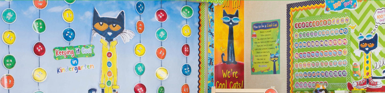 Cm school supply is so excited to carry everything pete the cat browse our collection of classroom decor books activities stickers and more here