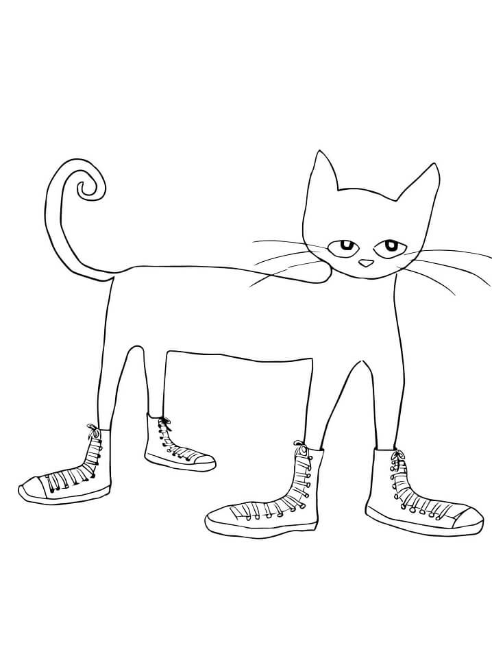 Pete the cat coloring pages