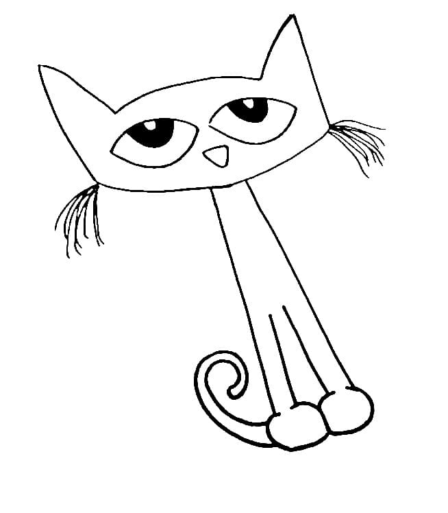 Pete the cat coloring pages