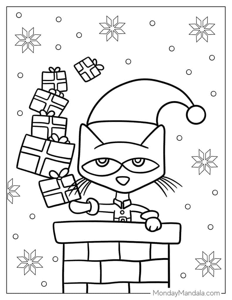 Pete the cat coloring pages free pdf printables