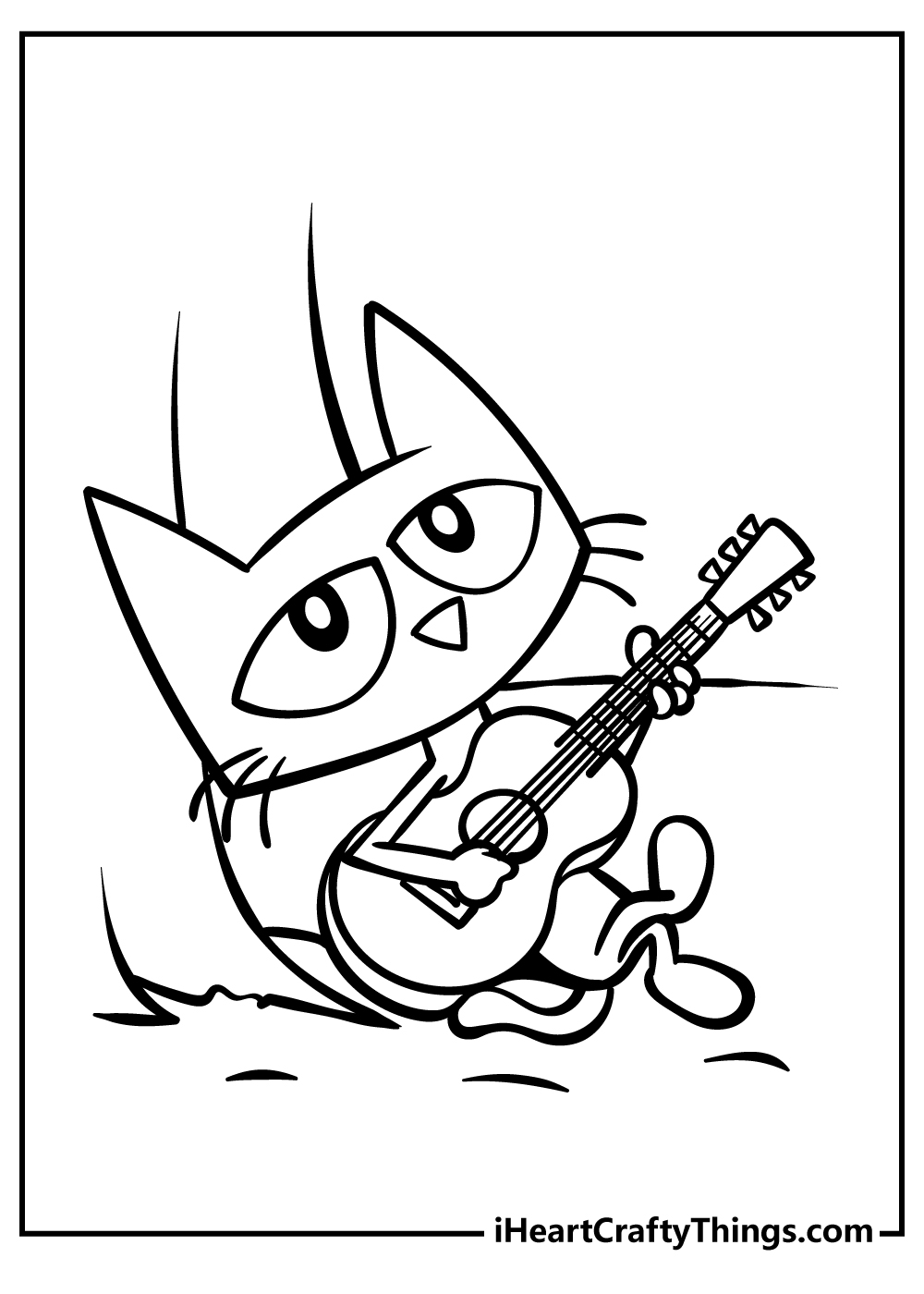 Pete the cat coloring pages free printables