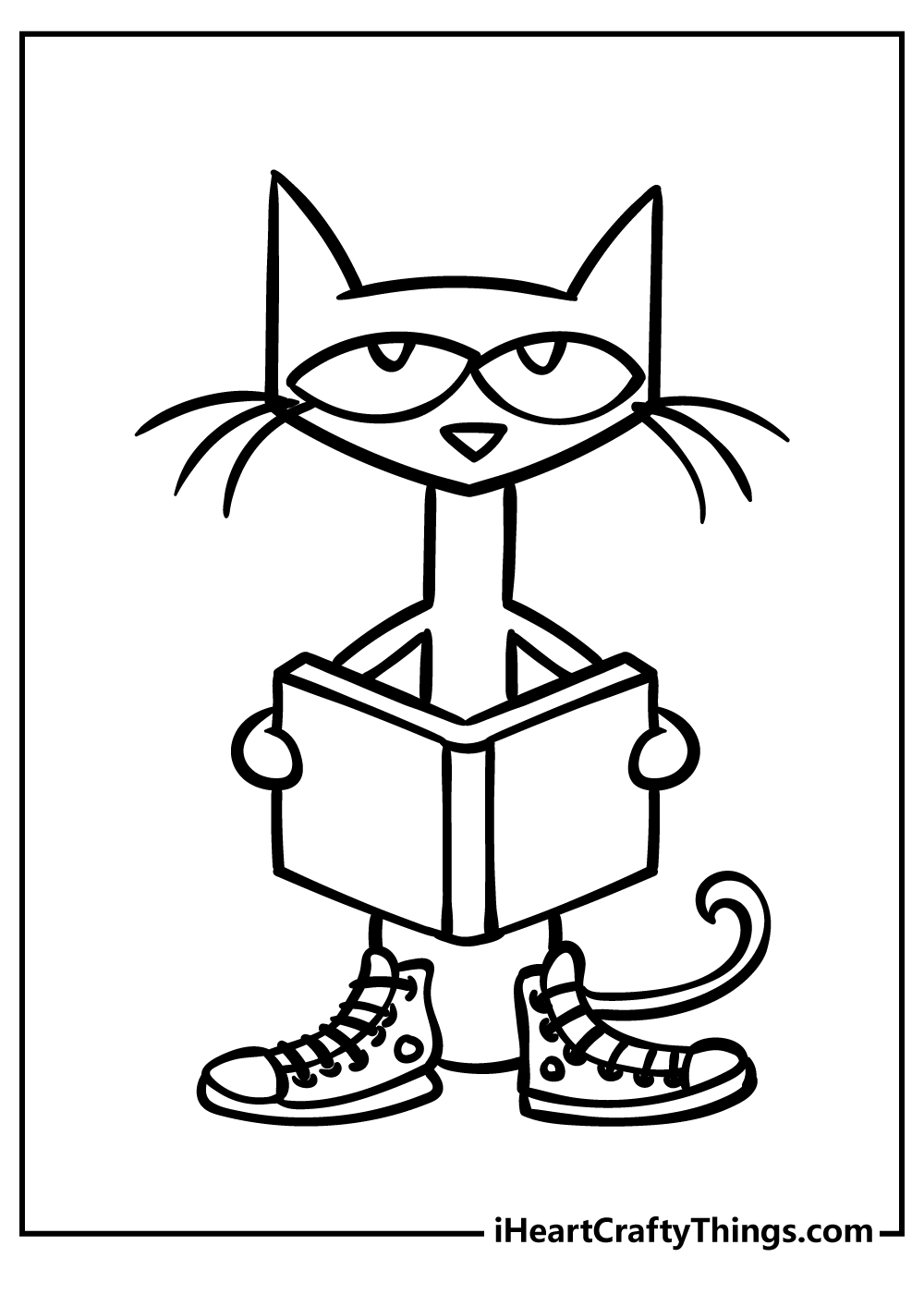 Pete the cat coloring pages free printables