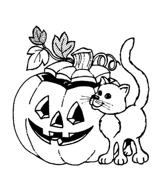 Halloween coloring page sheets