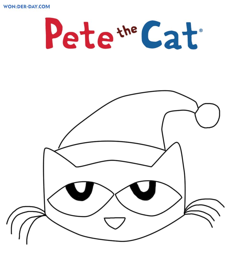 Pete the cat coloring pages printable for free download