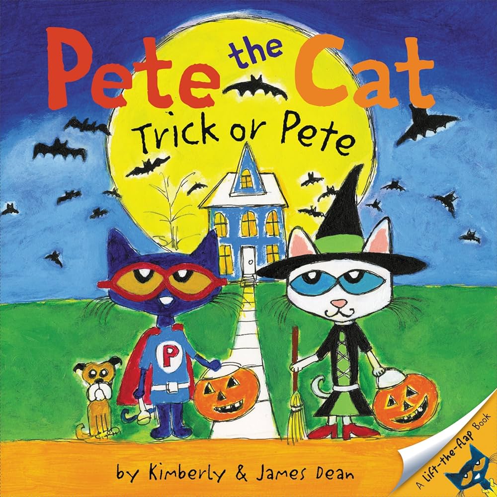 Pete the cat trick or pete dean james dean kimberly dean james books