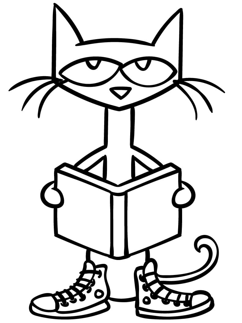 Pete the cat coloring pages