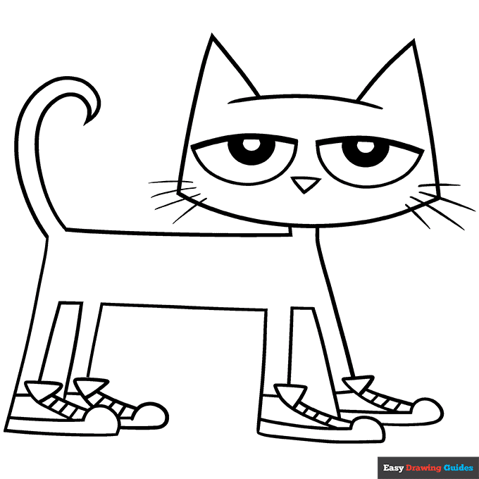 Free printable cat coloring pages for kids