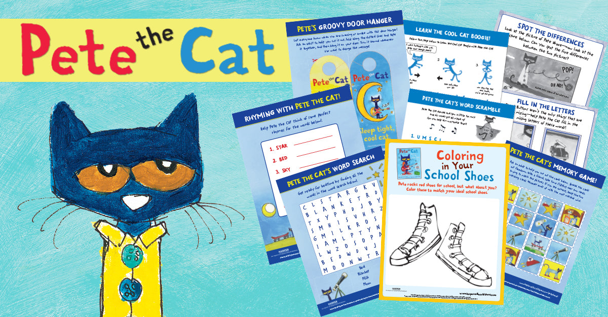 Pete the cat activities songs and educational videos â