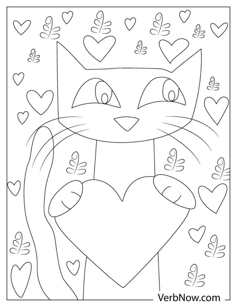 Free pete the cat coloring pages book for download printable pdf