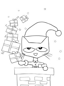 Pete the cat saves christmas coloring page super coloring christmas coloring pages christmas coloring sheets pete the cat