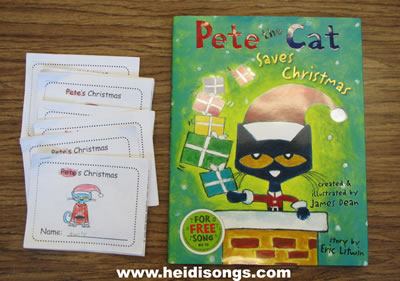 Pete the cat saves christmas freebies and book review