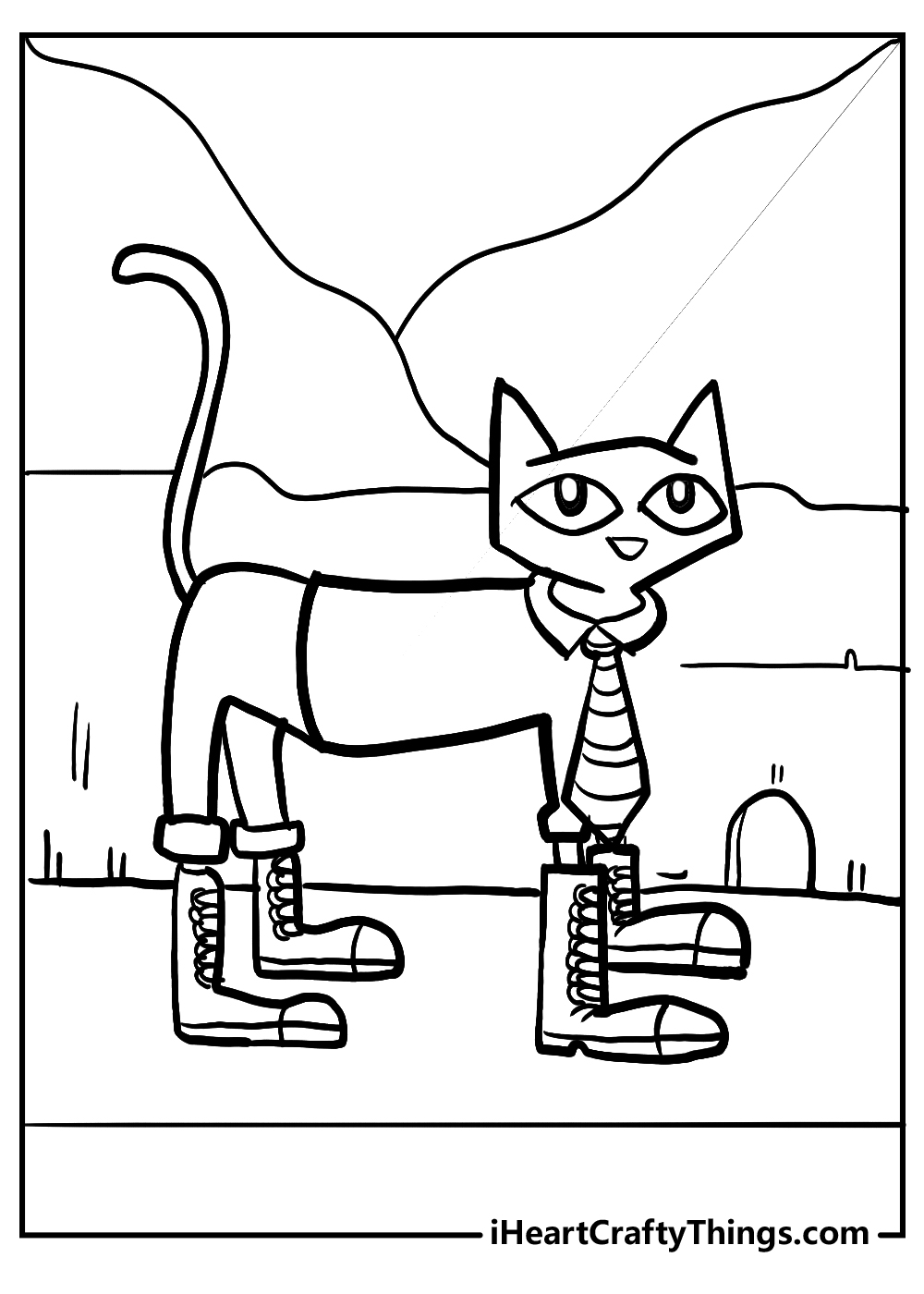 Pete the cat coloring pages free printables