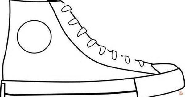 The best shoe coloring pages for kids