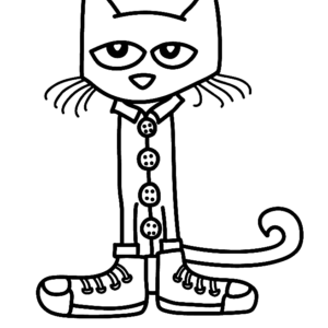 Pete the cat coloring pages printable for free download