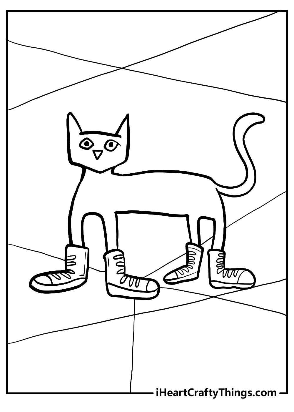 Pete the cat coloring pages free printables