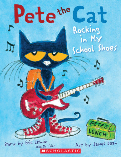 Pete the cat rocking in my school shoes by eric litwin paperback book