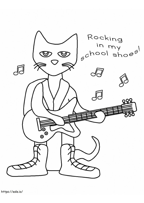 Pete the cat coloring pages